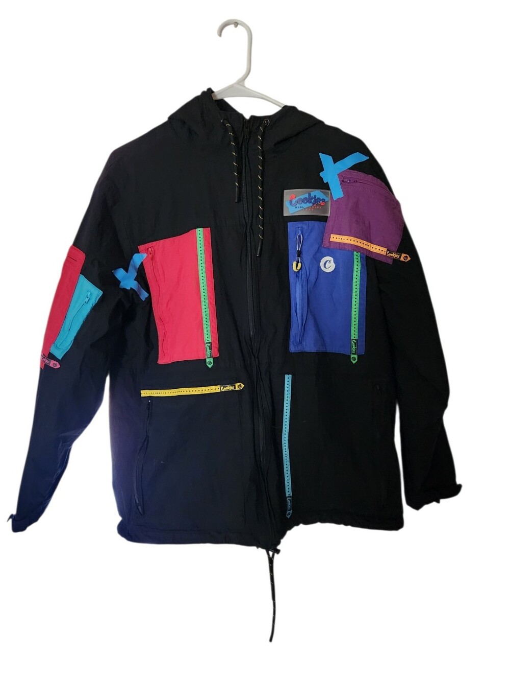 Cookies All Conditions Colorblock Full Zip Hoodie Jacket Men's Size Medium